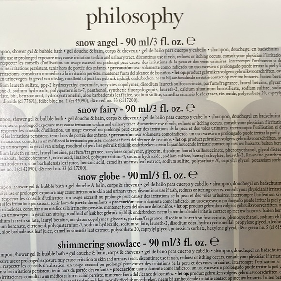 NEW Philosophy 4 pc Season of Snow gift set - Picture 3 of 3